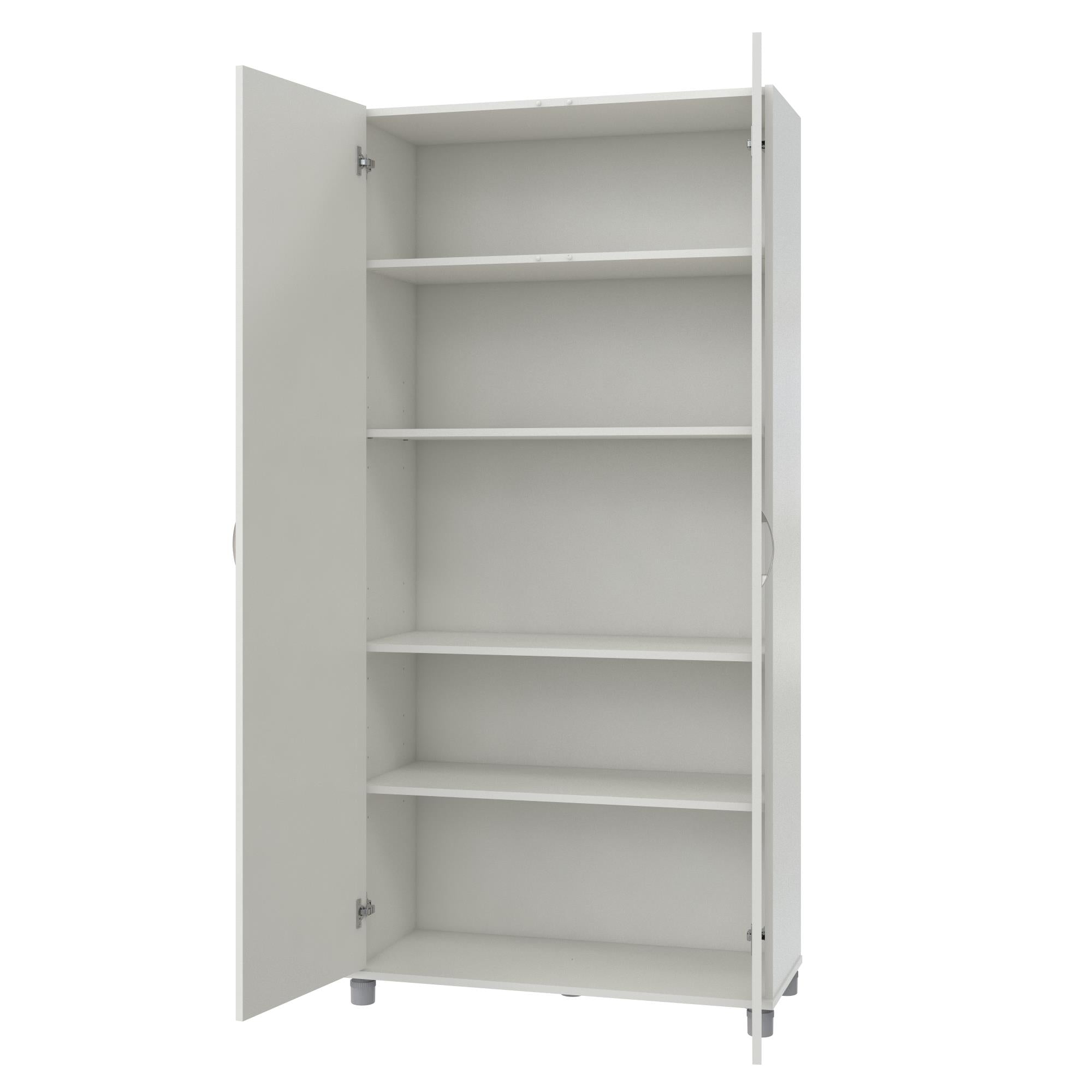 Systembuild Evolution Lory 36" Utility Storage Cabinet - White