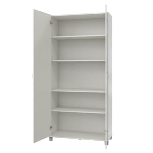 Systembuild Evolution Lory 36" Utility Storage Cabinet - White