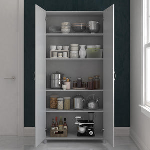 Systembuild Evolution Lory 36" Utility Storage Cabinet - Dove Gray