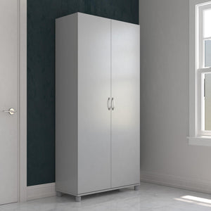 Systembuild Evolution Lory 36" Utility Storage Cabinet - Dove Gray