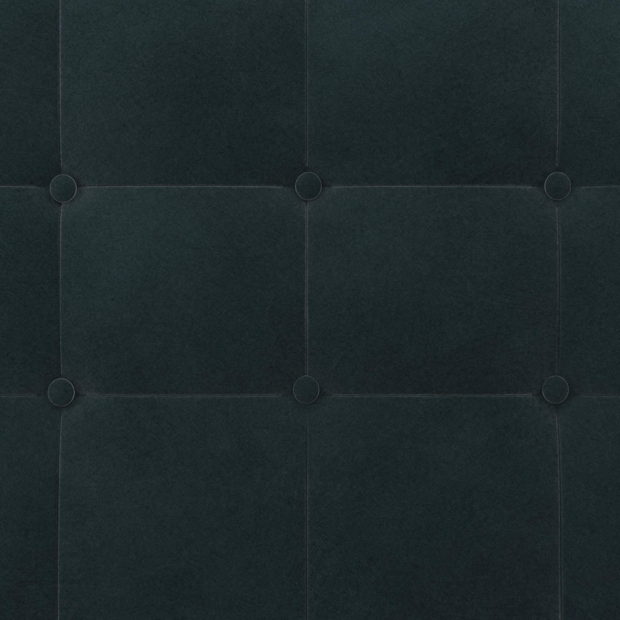 DHP Rose Upholstered Bed Frame - Blue Velvet - Queen