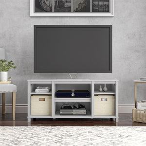 Ameriwood Home Parsons TV Stand for TVs up to 50" - Dove Gray