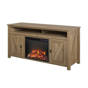 Ameriwood Home Farmington Electric Fireplace TV Console for TVs up to 60" - Natural