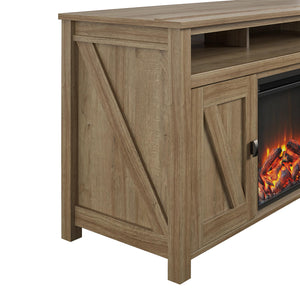 Ameriwood Home Farmington Electric Fireplace TV Console for TVs up to 60" - Natural