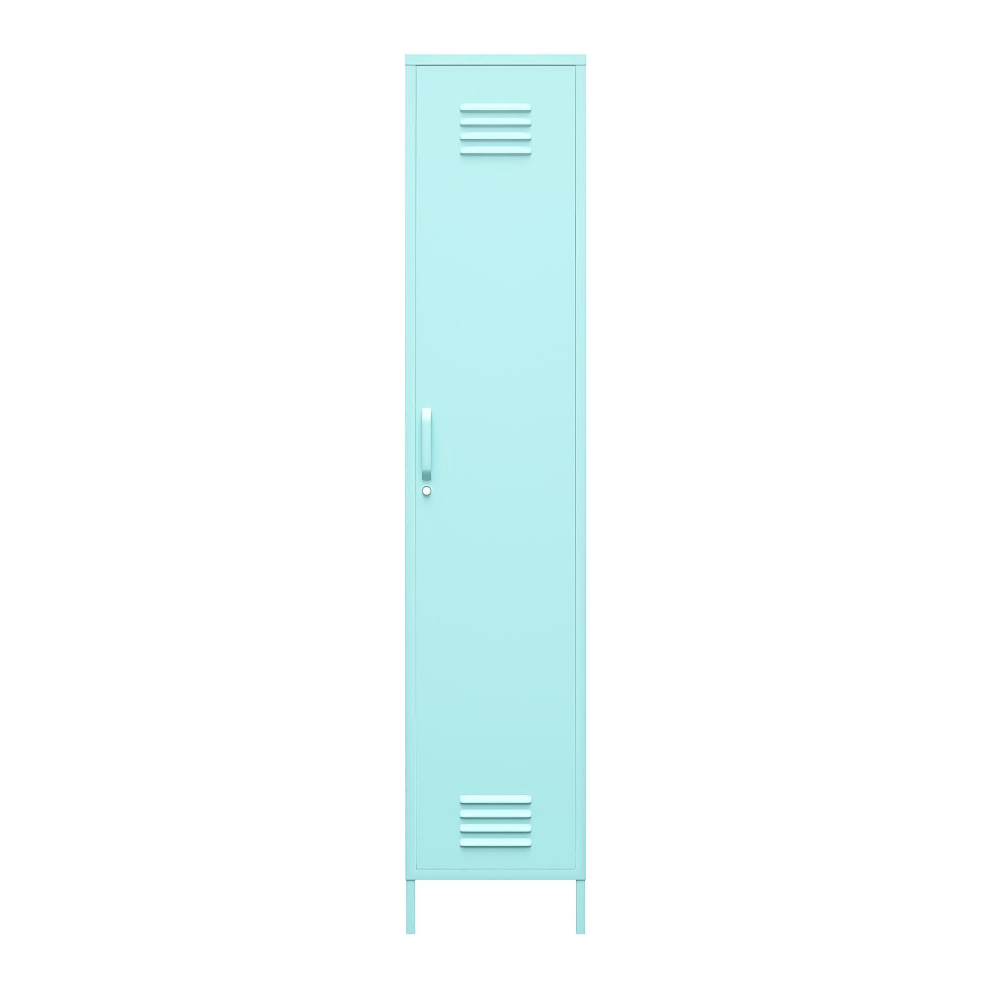 Novogratz Cache 1-Door Tall Single Metal Locker Style Storage Cabinet - Spearmint