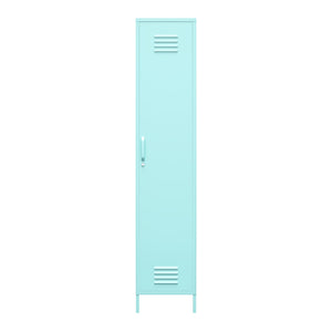 Novogratz Cache 1-Door Tall Single Metal Locker Style Storage Cabinet - Spearmint