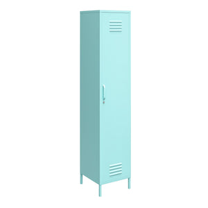 Novogratz Cache 1-Door Tall Single Metal Locker Style Storage Cabinet - Spearmint