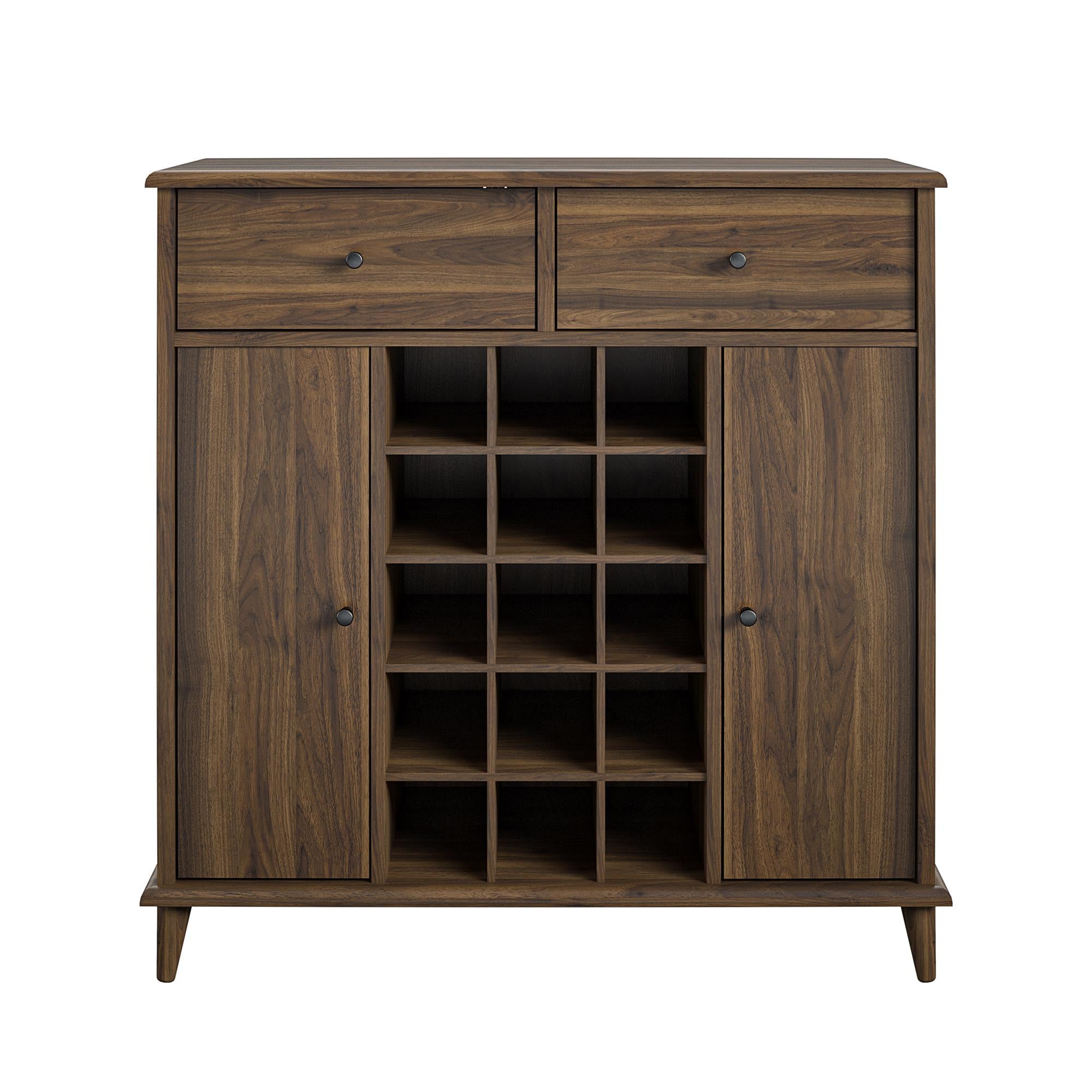 Ameriwood Home Farnsworth Bar Cabinet - Florence Walnut