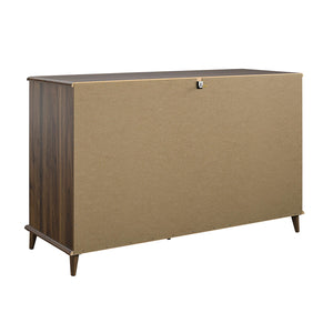 Ameriwood Home Farnsworth 6-Drawer Dresser - Florence Walnut - 6 Drawer
