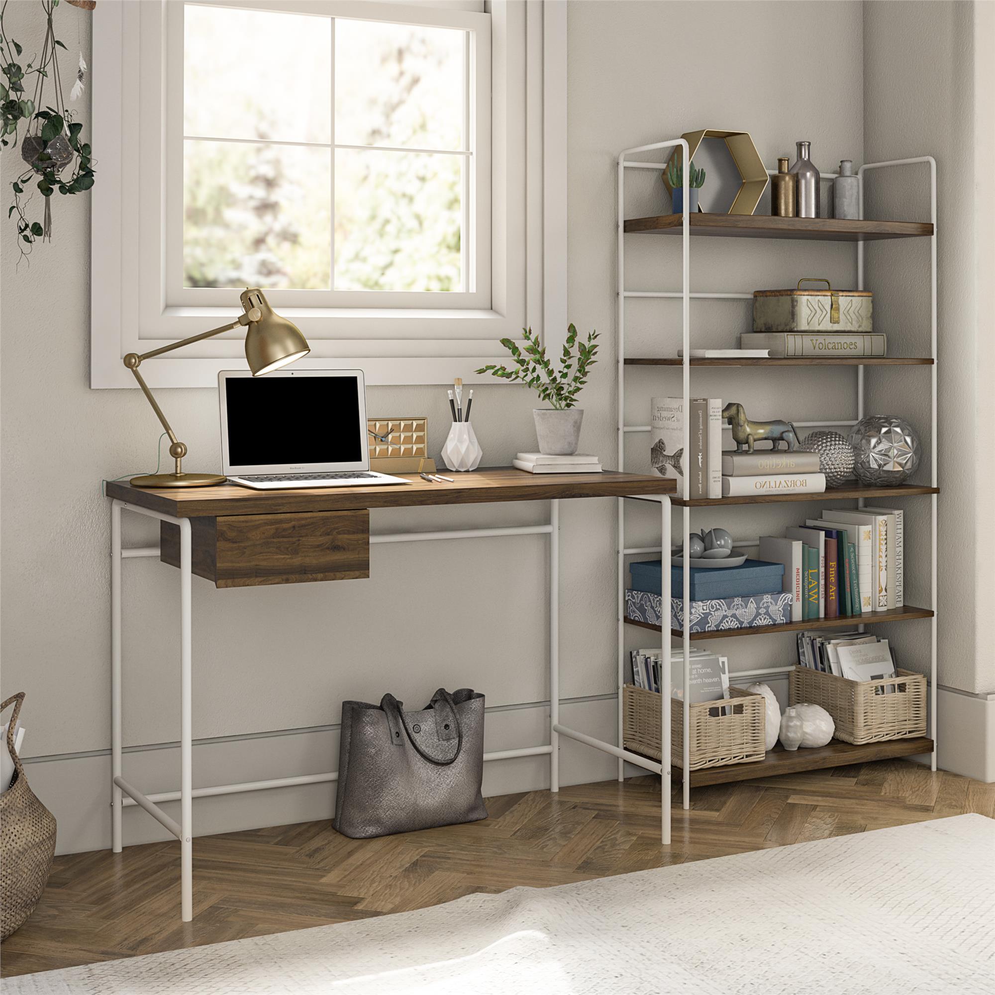 Webster Computer Desk - Florence Walnut
