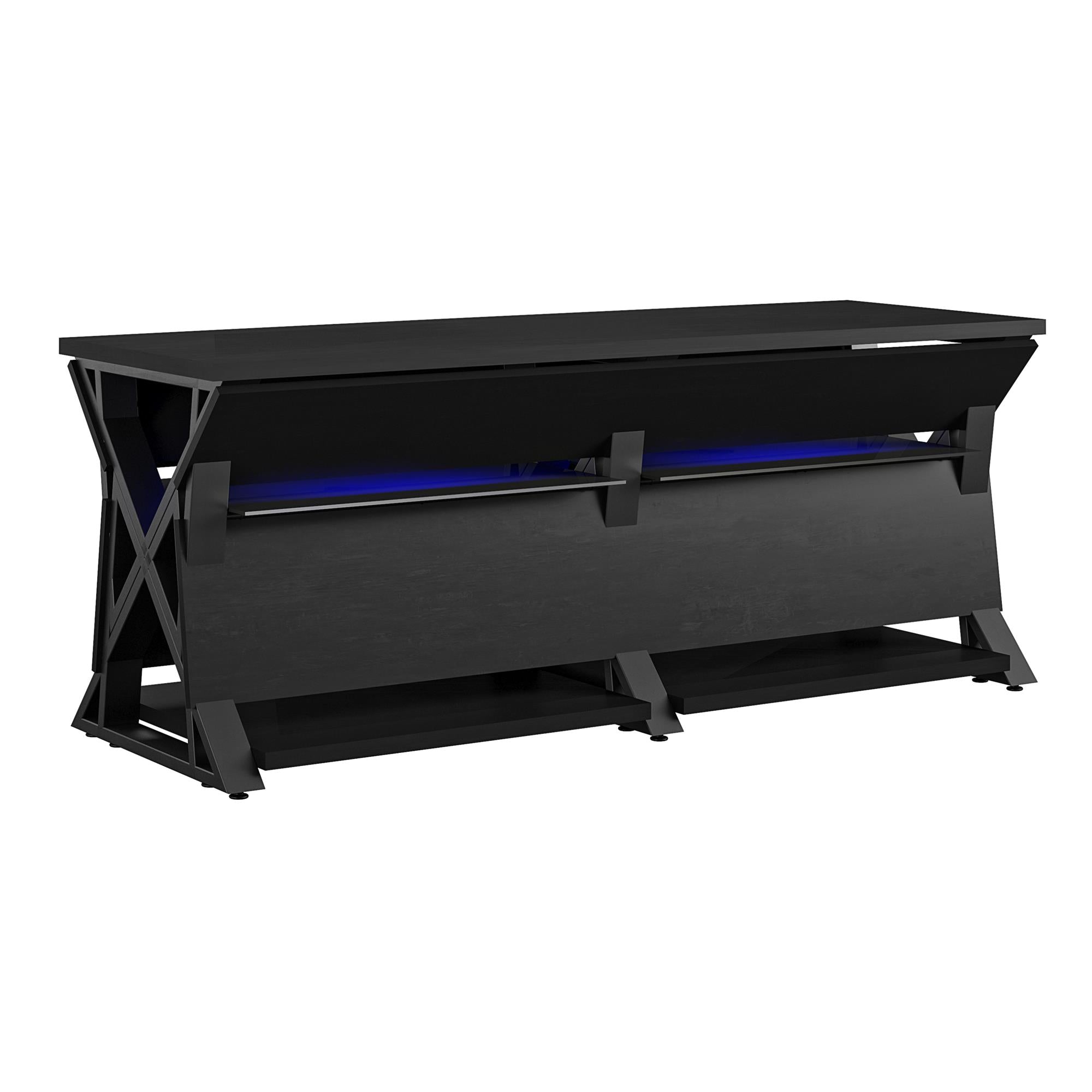 NTense Genesis Gaming TV Stand for TVs up to 70" - Black