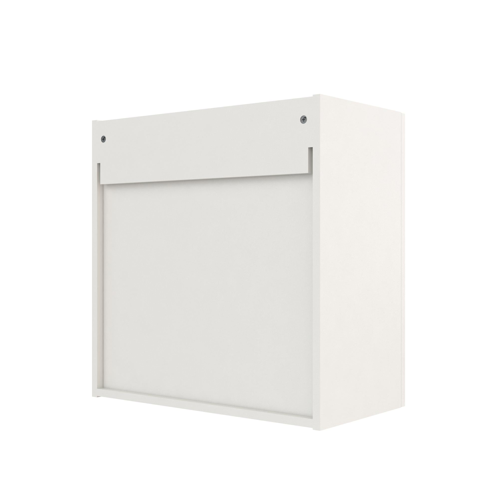 Systembuild Evolution Lory 24" Wall Cabinet - White - 2 Door