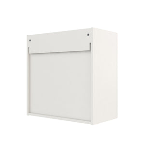 Systembuild Evolution Lory 24" Wall Cabinet - White - 2 Door