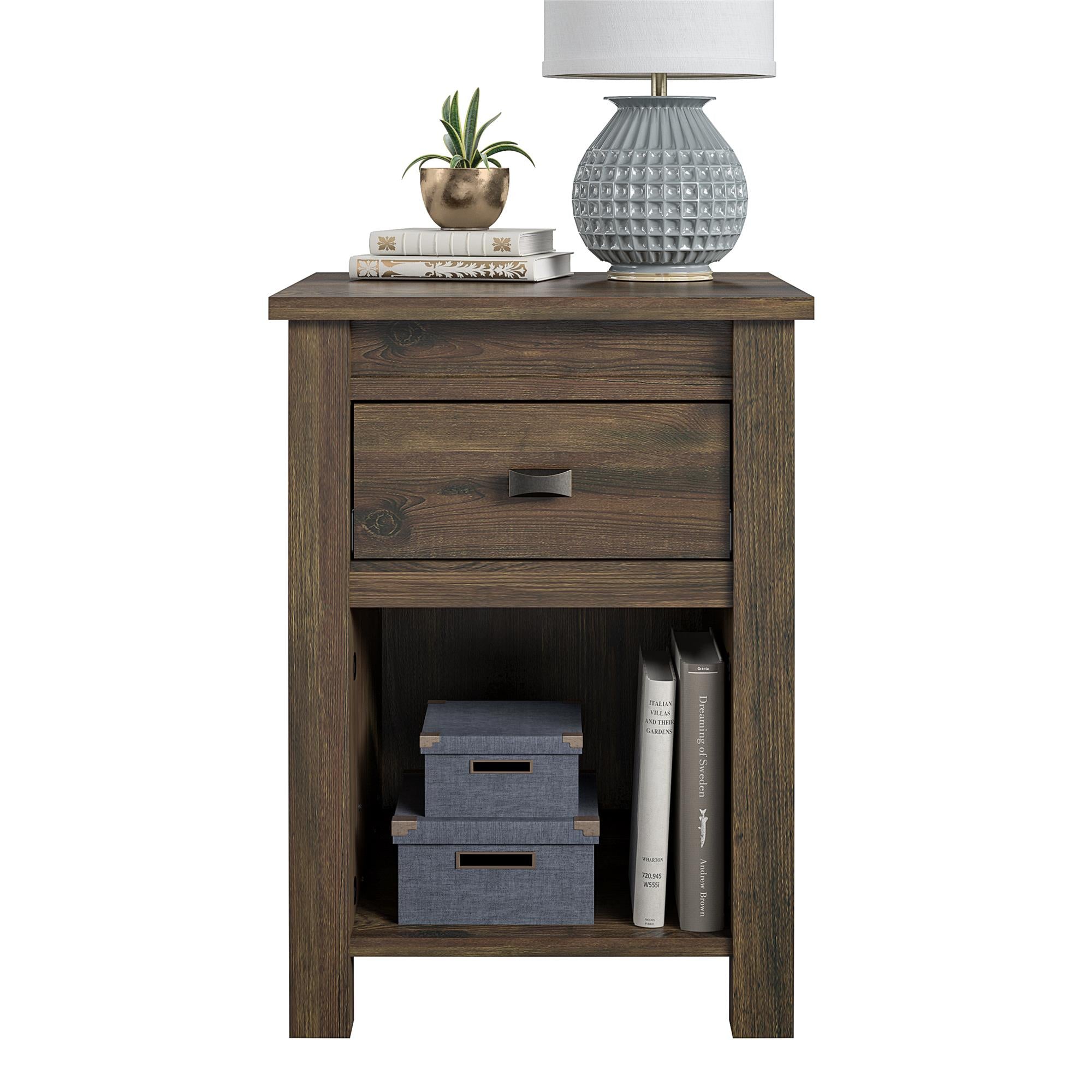 Ameriwood Home Farmington Nightstand - Rustic