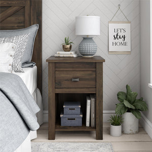 Ameriwood Home Farmington Nightstand - Rustic