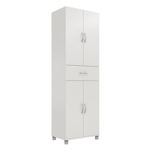 Systembuild Evolution Lory Storage Cabinet with Drawer - White