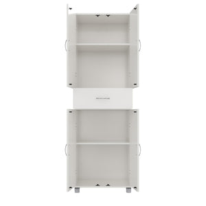 Systembuild Evolution Lory Storage Cabinet with Drawer - White