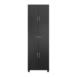 Systembuild Evolution Lory Storage Cabinet with Drawer - Black