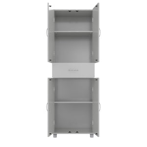 Systembuild Evolution Lory Storage Cabinet with Drawer - Dove Gray