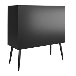 Ameriwood Home Grafton Bar Cabinet - Black Oak