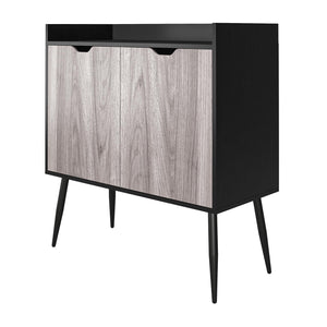 Ameriwood Home Grafton Bar Cabinet - Black Oak
