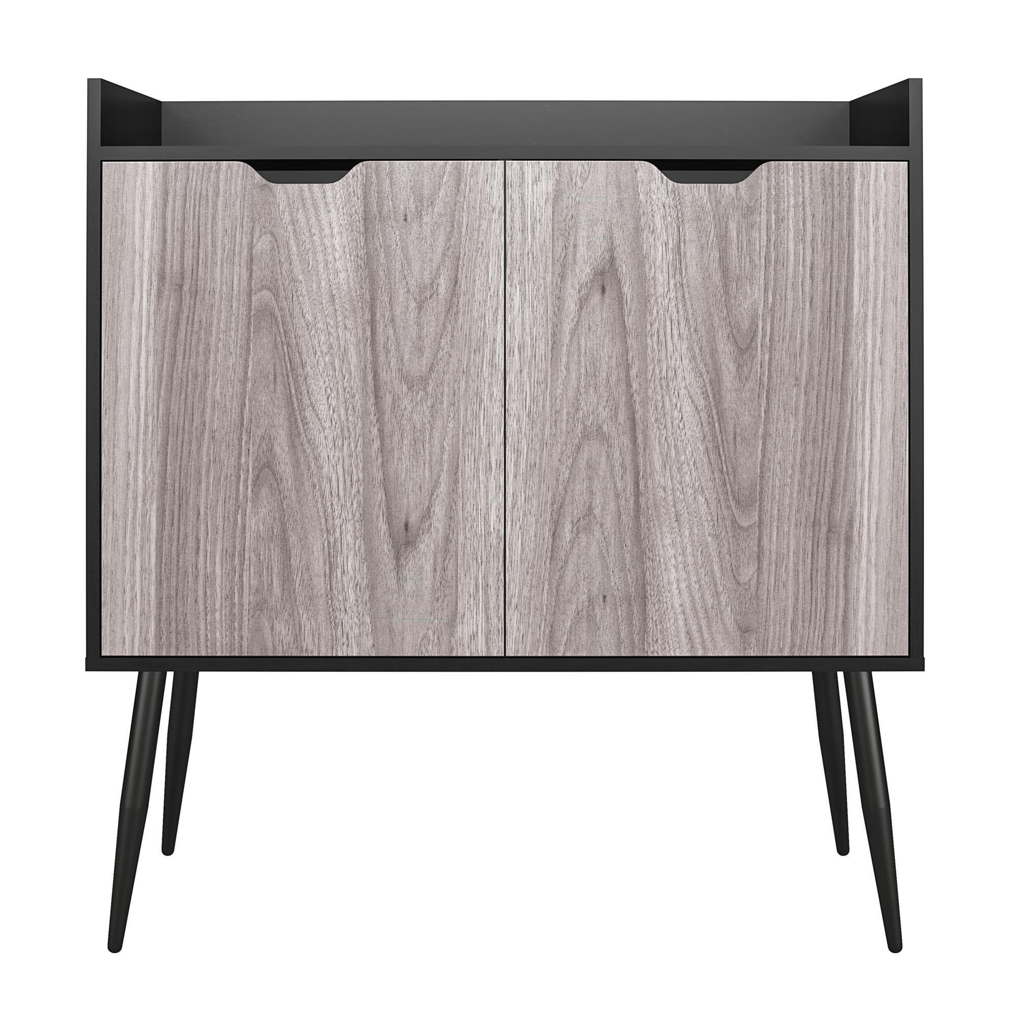 Ameriwood Home Grafton Bar Cabinet - Black Oak
