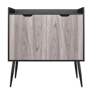 Ameriwood Home Grafton Bar Cabinet - Black Oak