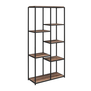 Ameriwood Home Fayette 5-Shelf Bookcase - Weathered Oak