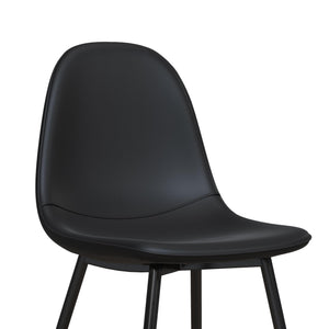 RealRooms Brandon Dining Chair, Set of 4 - Black