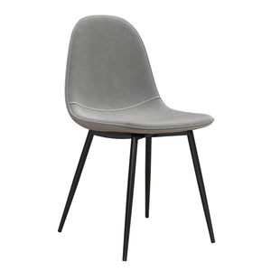 RealRooms Brandon Dining Chair, Set of 4 - Gray