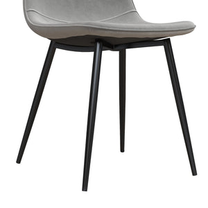 RealRooms Brandon Dining Chair, Set of 4 - Gray