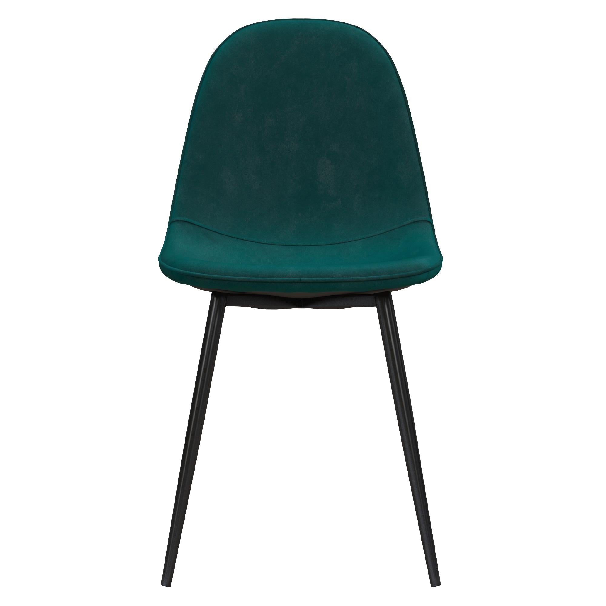 RealRooms Brandon Dining Chair, Set of 4 - Green