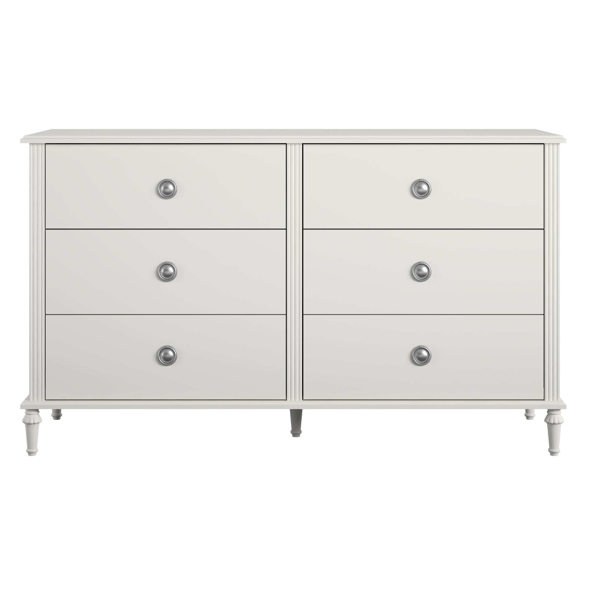 Rowan Valley Arden 6 Drawer White Kids' Dresser - White