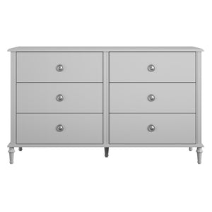 Rowan Valley Arden 6 Drawer Grey Kids' Dresser - Dove Gray