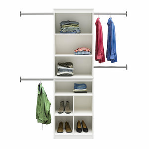 Systembuild Evolution Closet Storage System - White