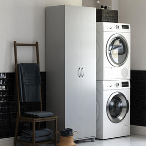 Systembuild Evolution Lory 24" Utility Storage Cabinet - Dove Gray