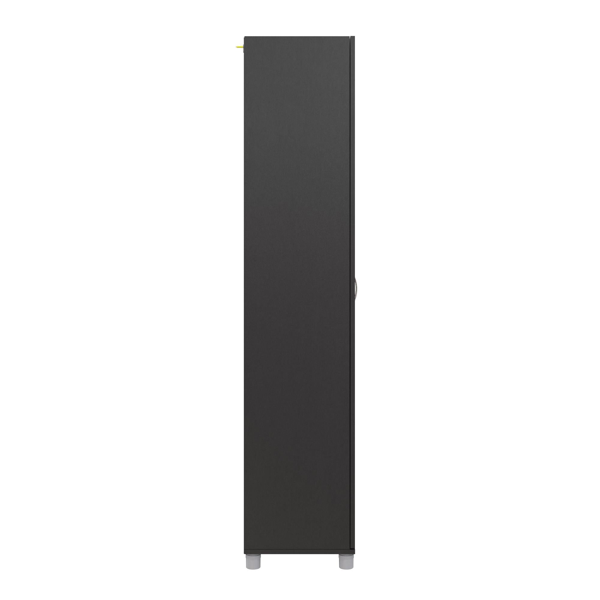 Systembuild Evolution Lory 24" Utility Storage Cabinet - Black