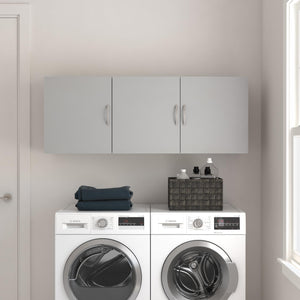 Systembuild Evolution Lory 54" Wall Cabinet - Dove Gray - 3 Door