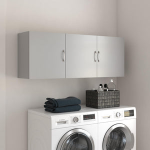 Systembuild Evolution Lory 54" Wall Cabinet - Dove Gray - 3 Door