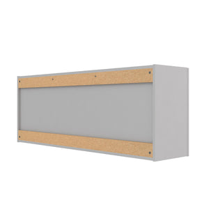 Systembuild Evolution Lory 54" Wall Cabinet - Dove Gray - 3 Door