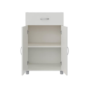 Systembuild Evolution Lory 24" 1 Drawer/2 Door Base Storage Cabinet - White
