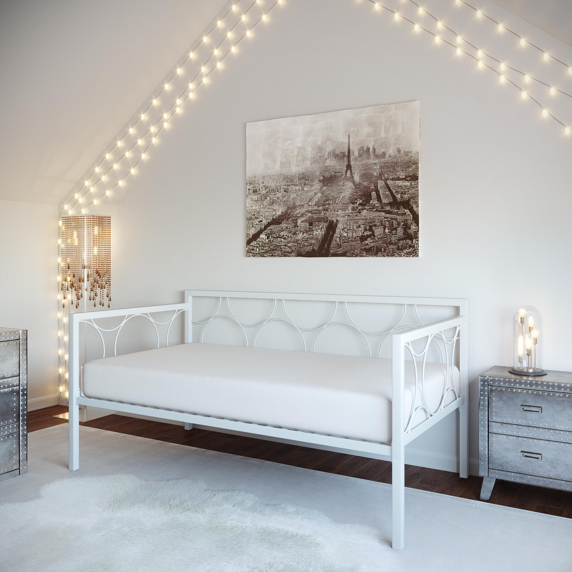 DHP Rebecca Metal Daybed - White - Twin
