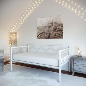 DHP Rebecca Metal Daybed - White - Twin