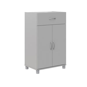 Systembuild Evolution Lory 24" 1 Drawer/2 Door Base Storage Cabinet - Dove Gray
