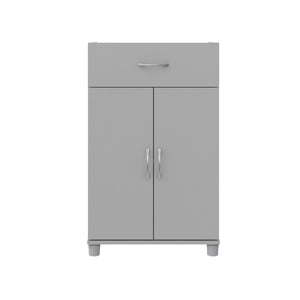 Systembuild Evolution Lory 24" 1 Drawer/2 Door Base Storage Cabinet - Dove Gray