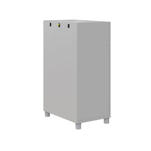 Systembuild Evolution Lory 24" 1 Drawer/2 Door Base Storage Cabinet - Dove Gray