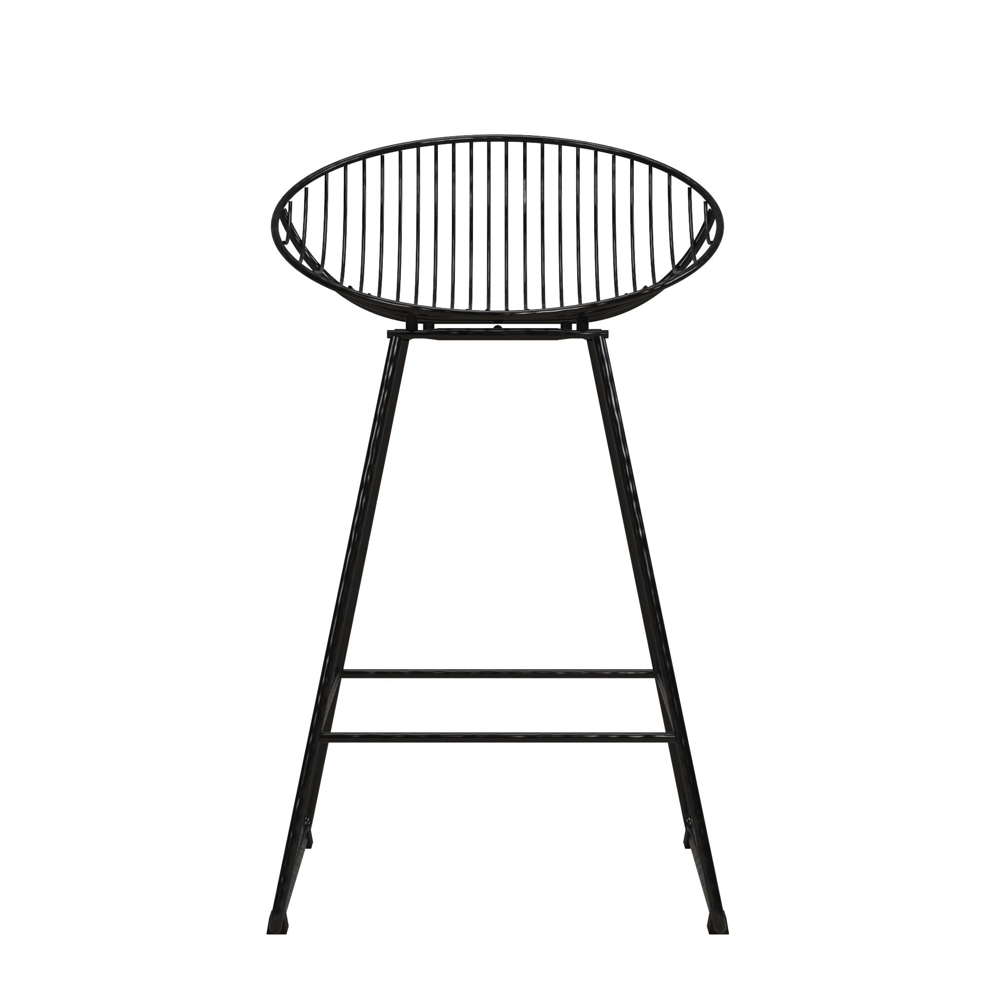 CosmoLiving Ellis Wire Counter Height Bar Stool - Black