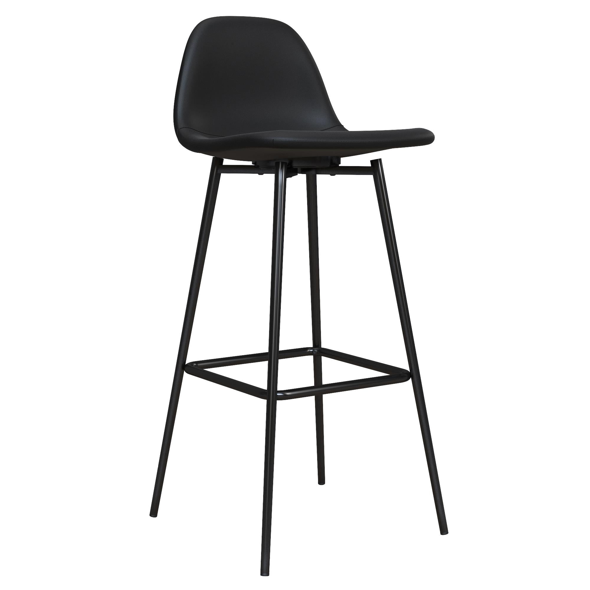 RealRooms Brandon Bar Stool - Black