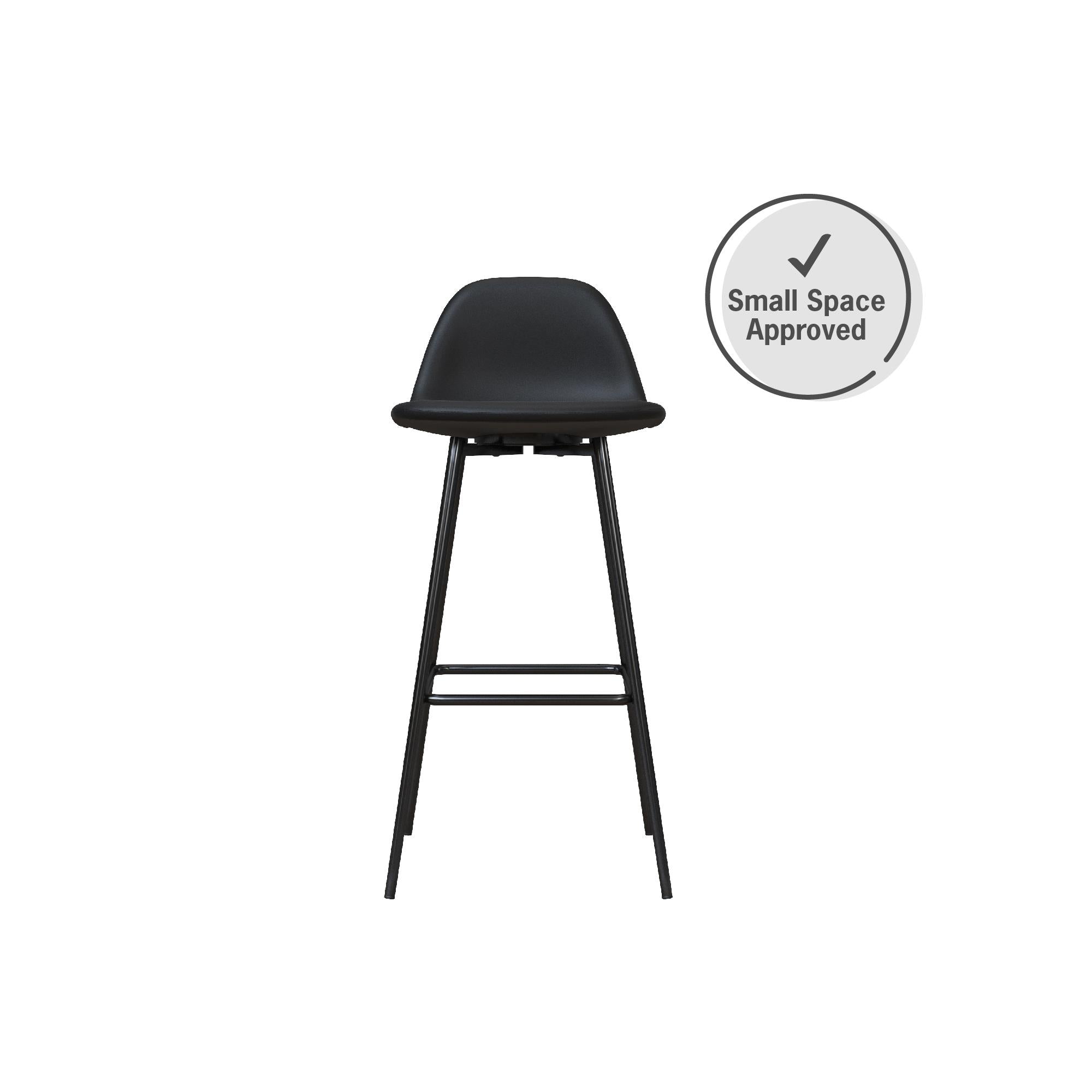 RealRooms Brandon Bar Stool - Black