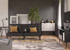 Ameriwood Home Grafton End Table - Black Oak